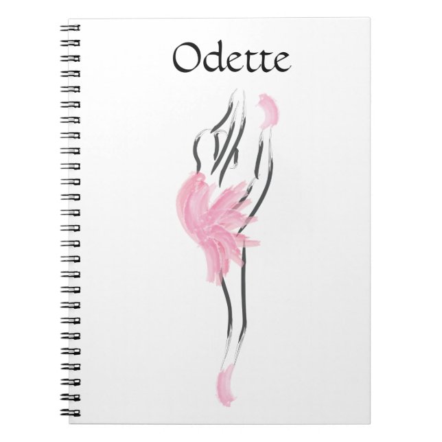 Tutu Love Ballerina Carnet Odette (Devant)