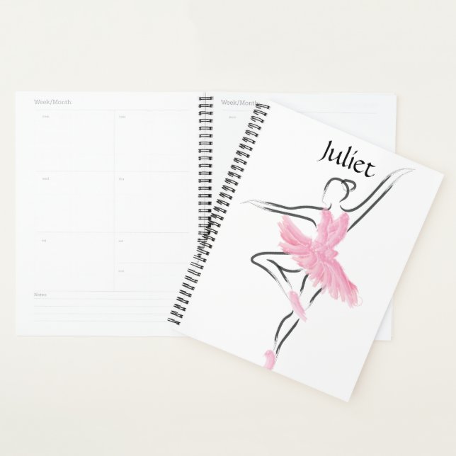 Tutu Love Ballerina Planner Juliet (Devant avec enveloppe)