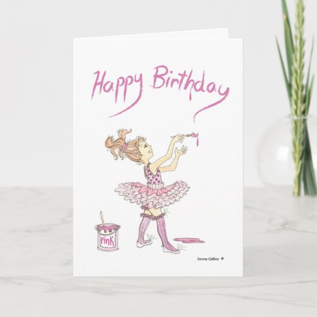 Tutu Maman, carte d'anniversaire (Devant)