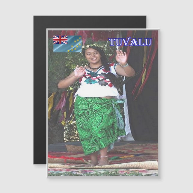 Tuvalu - Danseur - (Devant / Derrière)