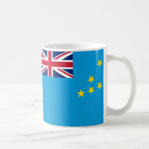 "Tuvalu Flag Mug - Vibrant National Pride Ceramic