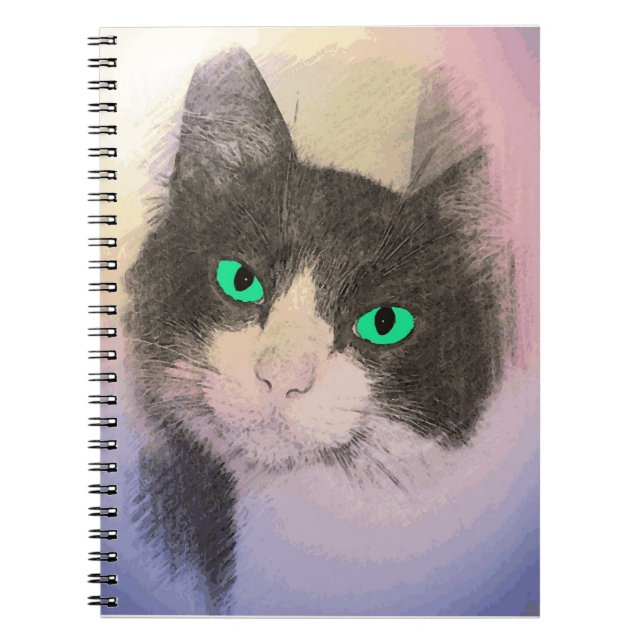 TUXEDO CAT ART CARNET (Devant)