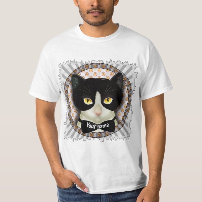 Tuxedo Cat   T-Shirt (Devant)