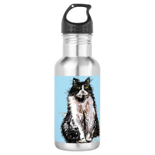 Tuxedo Chat Chats Enfants Filles Bouteille d'eau b