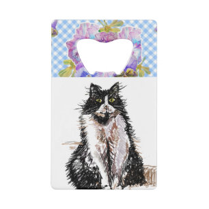 Tuxedo Chat Cute Dessin Chats noirs et blancs