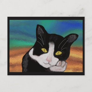 Tuxedo les cartes postales de chat