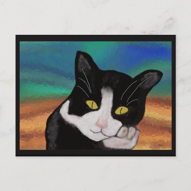 Tuxedo les cartes postales de chat (Devant)