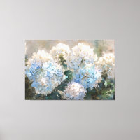 *~* TV2 toile bleu rose Hydrangea Imprimer