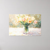 *~* TV2 TOUJOURS TULIPS Étendu Canvas Impression