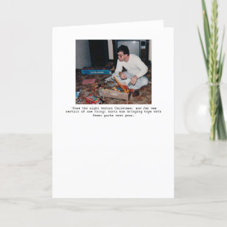 'Twas la nuit avant Noël… Carte de voeux