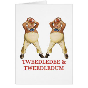 TWEEDLEDEE & TWEEDLEDUM AU WONDERLAND