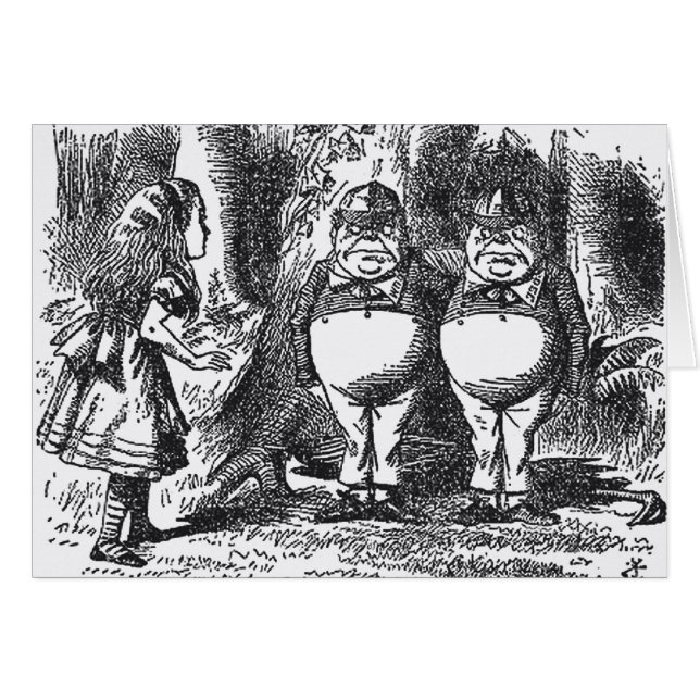 Tweedledum et Tweedledee (Devant horizontal)