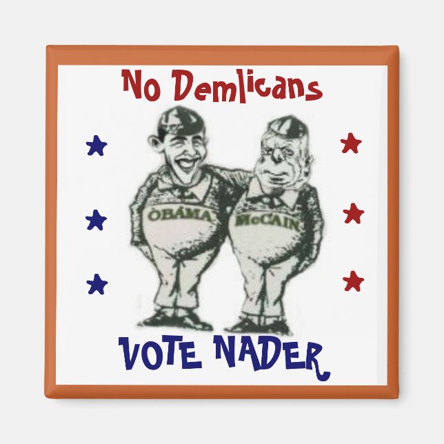 Tweedledumb et Tweedledumber Carré Magnet (Devant)