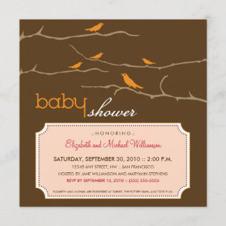 Tweet {TBA} !Tweetez ! Invitation Baby shower (ora