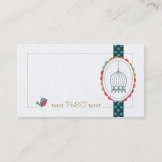 Tweeter Cartes de visite