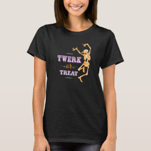 Twerk ou T-shirt de squelette de danse de