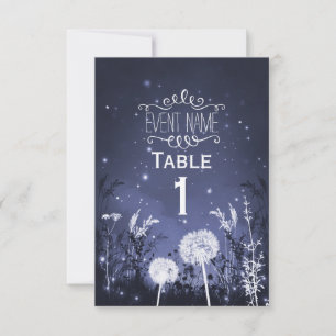 Twilight Sky Stars et carte RSVP Foliage enchantés