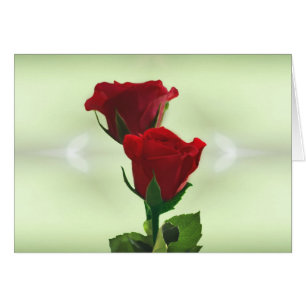 Twin Flame amour roses rouges