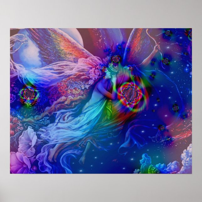 Twin Flames se lève dans le ciel - Poster (Devant)