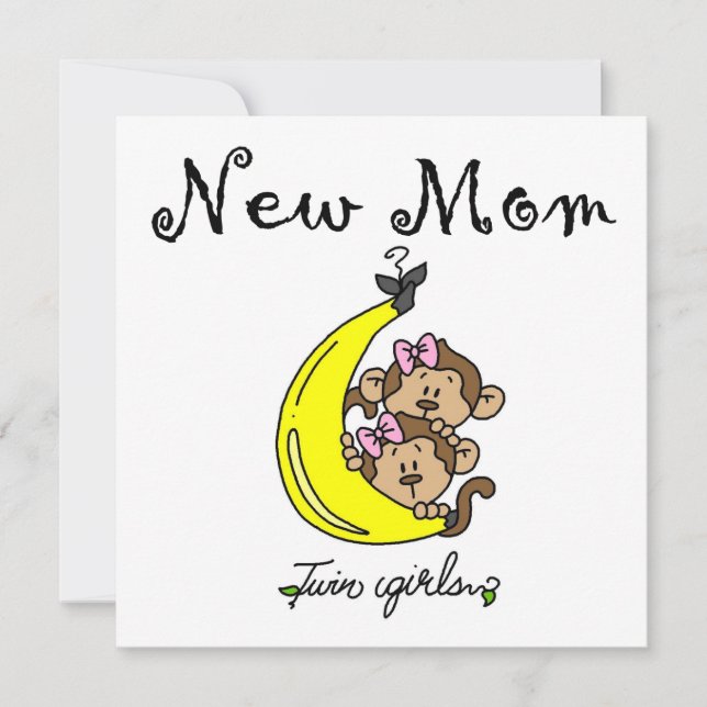 Twin Girls Nouveau cadeau maman (Devant)
