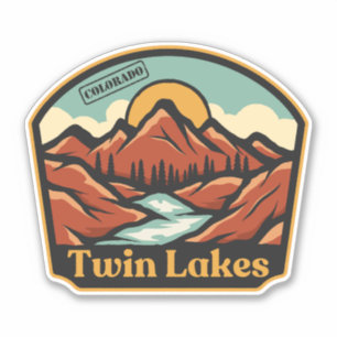 Twin Lakes, Autocollant Colorado