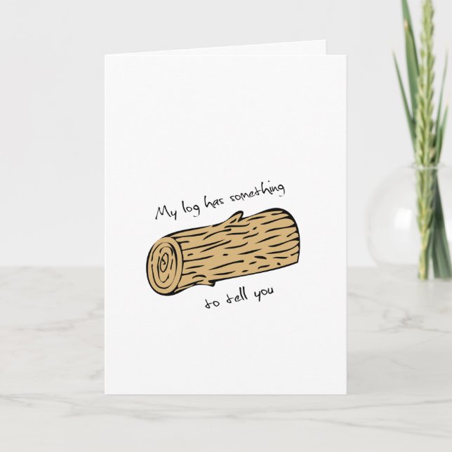 Twin peaks log Valentines carte de jour (Devant)