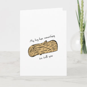 Twin peaks log Valentines carte de jour