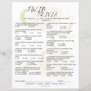 Twin Trivia Jeu, Oh Babies Neutral Twin Stores