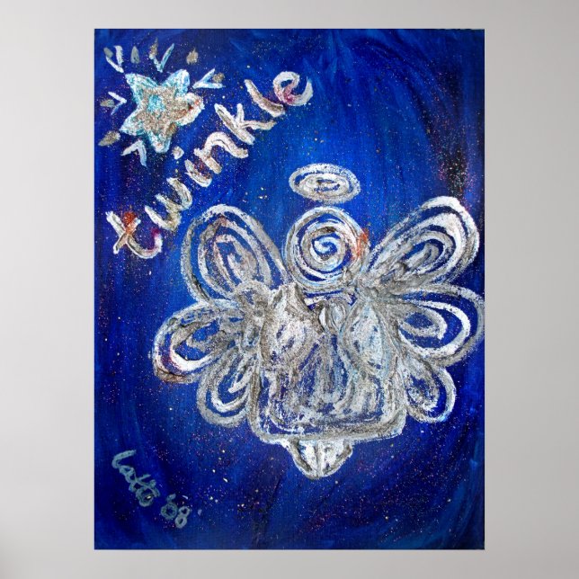 Twinkle Angel Art Print Poster (Devant)