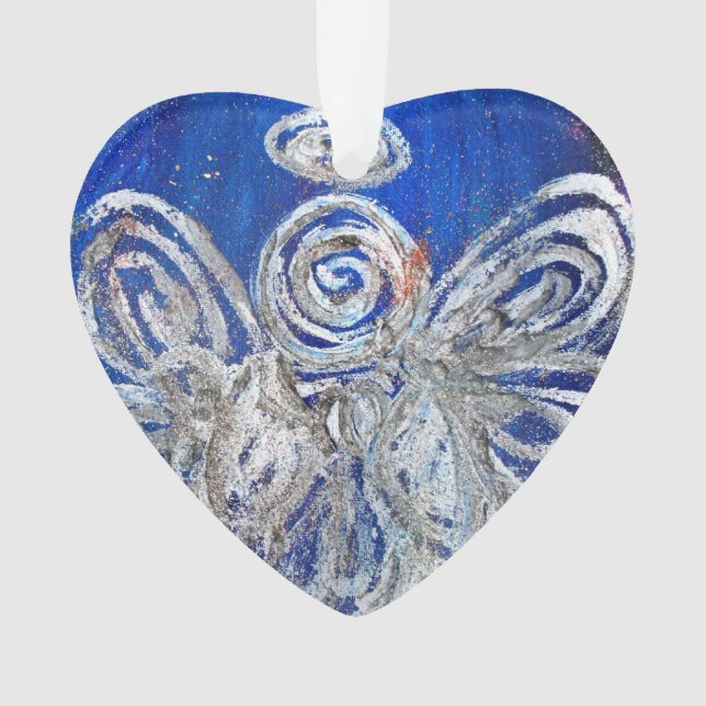 Twinkle Argent Angel Art Cadeau de vacances (devant)