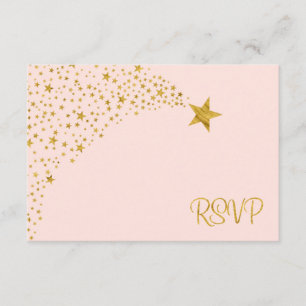 Twinkle Little Shooting Star Rose Gold RSVP