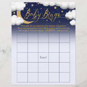Twinkle Little Star Baby shower Baby Bingo Jeu