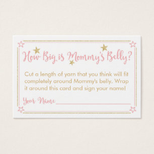 Twinkle Twinkle Baby shower Carte du ventre de mam