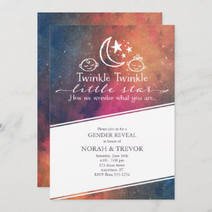 Twinkle Twinkle Galaxy Genre Reveillez Invitation