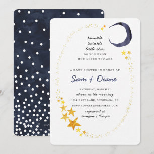 Twinkle Twinkle Little Star Baby shower Invitation