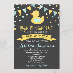Twinkle Twinkle Little Star Baby shower INvitation
