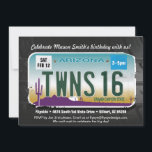 Twins 16th Birthday Arizona Licence Invitation<br><div class="desc">Les Ados sont difficiles à acheter, n'est-ce pas ? Twins 16 ans et obtenir leur permis de conduire est une étape importante à célébrer! Ce design résume rapidement votre fête d'anniversaire. C'est au point, mais dans un design amusant qui dit tout. Vos ados sont sur le point de descendre dans...</div>