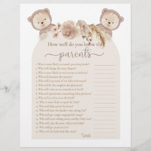 Twins Teddy Bear qui connaît le jeu de douche Pare