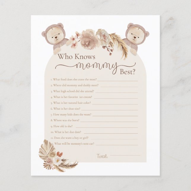 Twins Teddy Bear Qui Connaît Maman Meilleur Jeu De (Devant)