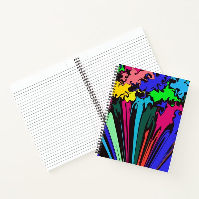 Twirl coloré Abstrait / Pinched / Journal (Intérieur)