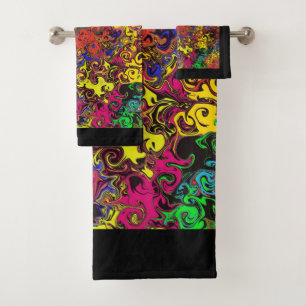 Twirlers colorés Abstraits /
