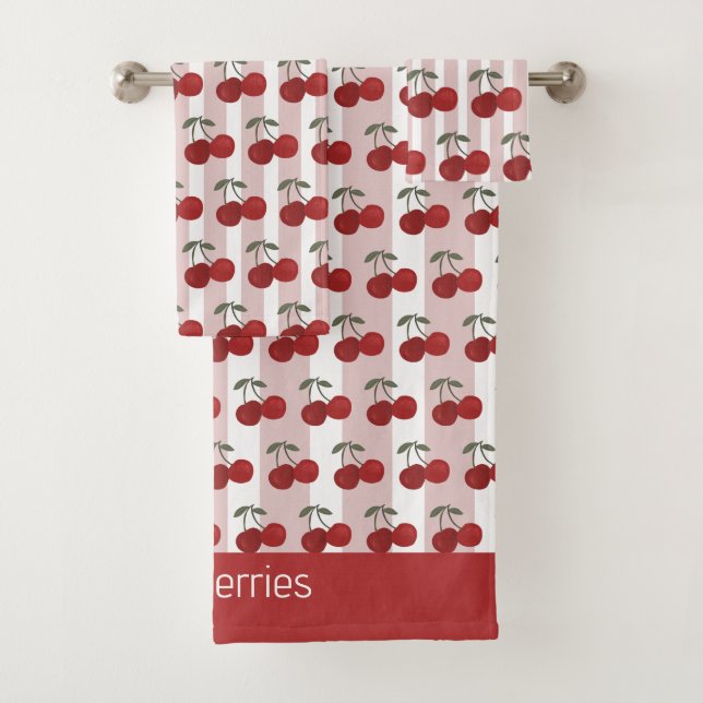 Two Red Cherries Illustration Personalized  (En situation)