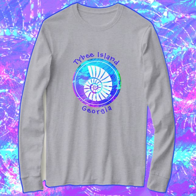 Tybee Island Georgia Ocean Seashell T-Shirt (Créateur téléchargé)