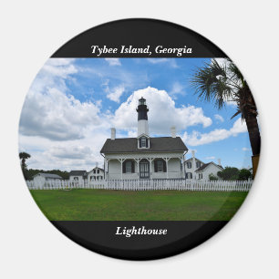Tybee Island, Géorgie Lighthouse Magnet