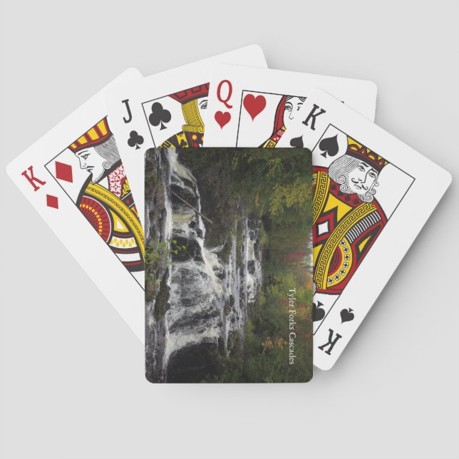 Tyler Forks Cascades jeu de cartes (dos)