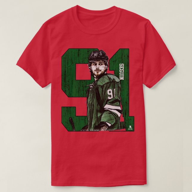 Tyler Seguin Dallas Esquisse 91 TShirt (Design devant)