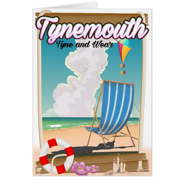 Tynemouth Tyne and Wear, Affiche de voyage (Devant)
