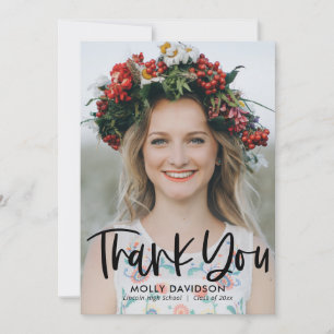 Type adorable Merci de graduation de couleur modif