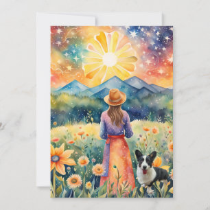 Type dans Sunshine Scenery Carte personnalisée