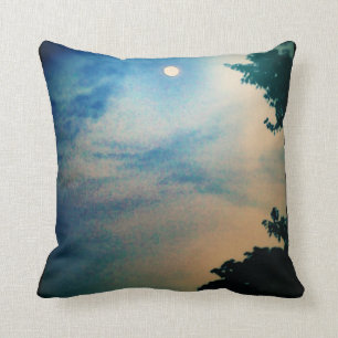 Type de COUSSIN de CIEL de LUNE de BLEU et de